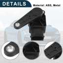 Air Suspension Ride Height Level Sensor for BMW 128i No.37146763735 | Front Rear Left Right Height Level Sensor 1 Pc