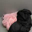 Fluffy Bean Bag for Stuffed Animals Storage, Faux Fur Washable Bean Bag Chair Cover(No Filler) for Textile Plush Toys, Beanbag Chair Cover for Adults Kids Teens, 7FT, Pink