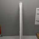 LazBlinds No Tools No Drill Cordless Roller Shades, Light Filtering Window Sheer Shades Transparent UV Protection Roll Up Blinds for Windows, 20'' W x 72'' H, White