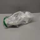 OLIVIA K Women's Open Toe Strappy Rhinestone Dress Sandal Low Heel Wedding Shoes (7, White Glitter)