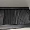 Ekena Millwork Lifetime Vinyl LL1S14X03900BL Standard Cathedral Top Center Mullion, Open Louver Vinyl Shutters, w/Installation Shutter-Lok's & Matching Screws (Per Pair), 14 1/2"W x 39"H, Black, 14.5-in. W x 39-in. H