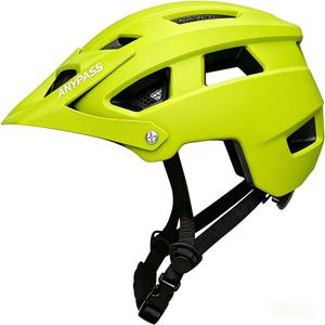 Mountain Bike Helmet Adult Men Women - Ultra Comfort, Super Lightweight Bicycle Helmets, MTB Cycling Gear Biking Accessories with Adjustable Fit & Removable Sun Visor, L