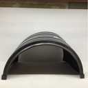 Buyers Products 8590245 Black Poly Fender For Trucks With 22.5 to 24.5 Inch Dual Rear Wheels, Lightweight, Dent Resistant