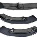 Car Front Bumper Splitter Lip Compatible with VW Golf 6 GTI MK6 Diffuser Spoiler Cover Lower Splitter Blade Guard Body Kit (Carbon Look)