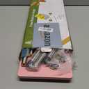 ZHWS Bathroom Counter Organizer Corner Shelf  Bathroom Organization Bamboo 3 Tier Spice Rack Makeup Organizer Bookshelf Space Saving Rack Kitchen Office Living Room (Pink) (16.9x16.9x15.3)