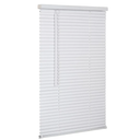 LOTUS & WINDOWARE 1" Premium Vinyl Blind, Room Darkening, Cordless, 40" Wide x 60" Long, White - Horizontal Window Blinds for Interior, Door Blinds - Camper Blinds, 1" Slat Size