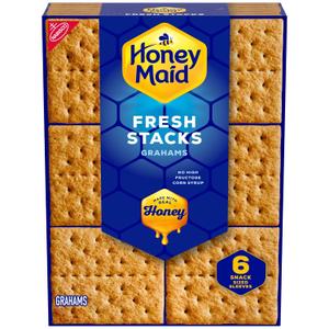 Honey Maid Fresh Stacks Graham Crackers, 12.2 oz (6 Stacks) (EXP 03/08/26)