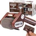 HorsePower Giddy Up Grill Cleaner AS SEEN ON TV!  Cordless, Rechargeable BBQ Tool with 350 RPM Stainless Roller, LED Light  Patents Pending  From BulbHead, a Family-Owned American Brand