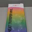 HTVRONT Heat Transfer Vinyl Black & White Iron on Vinyl-12 x 60FT Black & White HTV Vinyl Roll Easy to Cut & Weed for Heat Vinyl Design