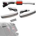 WOWTK LED Saddlebag Run/Brake/Turn Siganl Lamp Lights for Harley Touring 2014-2023,for CVO Road Glide Road King Street Glide Electra Glide Revival Ultra Limited,Smoke lens