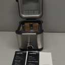 Chefman Fry Guy, The Most Compact & Convenient To Deep Fry Comfort Food, Restaurant-Style Basket With A 1.6-Quart Capacity, Easy-View Window & Adjustable Temp Control, Stainless - 1.5 Liter