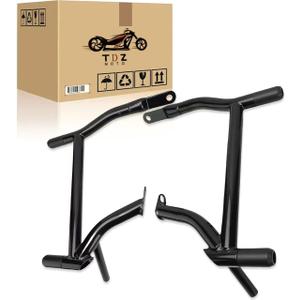 TDZ 1-1/4" Saddle Bag Guards for 2009-2025 Harley Touring Street Glide Road Glide Road King Electra/Ultra Optional Multi-Color Decorative Wheel Collocation