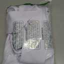 Memoriesea Women's Elegant Casual Short Sleeve Work Party A-Line Dress with Pockets (White)