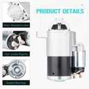 17939 Starter for Jeep Commander 3.7L 2006-2010, for Jeep Grand Cherokee 3.7L 2005-2010, Replaces 56044734AA, M0T31471, M0T31471ZC, 410-48133, SMT0301