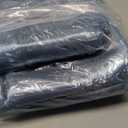 JFDYDM 50 Pack Satin Dusty Blue Chair Sashes for Wedding Party Birthday Reception, Hotel Event, Banquets Chairs Decorations, Dusty Blue Satin Chair Sashes Bows for Chairs