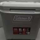 Coleman Classic Series Insulated Portable Rolling Cooler with Wheels, Leak-Resistant Outdoor Hard Cooler Keeps Ice up to 5 Days, 65-Quart, 61L