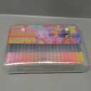 ARTISTRO 100 Brush Marker Pens Coloring Markers for Adults Brush Tip & 0.4mm Fineliner Pens Coloring Markers No Bleeding