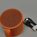 Sony SRS-XB100 Wireless Bluetooth Portable Lightweight Super-Compact Travel Speaker, Durable IP67 Waterproof & Dustproof Shower Speaker, 16 Hour Battery, Versatile Strap, & Hands-free Calling, Orange