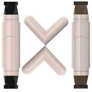 2 Pcs Gel Eyeliner Pencil Set, 2025 New Foldable Eyeliner Stamp for Perfect Wings, Waterproof Eyeliners Tool, Smudge Proof Eyeliners Pen for Beginners