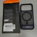 TORRAS for iPhone 17 Pro Case with Strong Magnetic & Stand, Fit for MagSafe, Mil-Grade Protection, Built-in Kickstand, Camera Control, Translucent Shockproof Slim 17 Pro Cover Ostand, Deep Blue