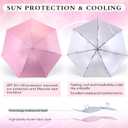 Silkfly 36 Pack Bulk Umbrellas Folding Windproof Compact Umbrella for Rain Sun Colorful Portable Mini Travel Umbrella Pack for Women Men Teens