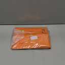 Fmeida Insulated Lunch Bag Women, 6.75L Small Lunch Bags with Multiple Pockets, Reusable Thermal Cooler Tote for Work, Office, Picnic, Travel | Hook and Loop Closure, Orange