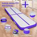 FBSPORT Gymnastics Training Mats Inflatable Air Gymnastics Mat 4/8 inches Thickness Inflatable Floor Mats for Home Use/Training/Cheerleading/Yoga/Water with Pump