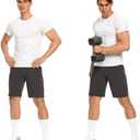 EnerWear 10P Pack Unisex Cotton Moisture Wicking Cushion Crew Socks (White)