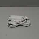 3-Prong Twin Extension Cord 16FT Double Cord 8 FT Each Side Slim Flat Head Extension Cord Total 6 Outlets