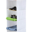 Hanging 5 Shelf Organizer White