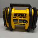 DEWALT Tire Inflator Portable Air Compressor 20V MAX, Air Pump with Automatic Shut Off, LED Light, Tool Only (DCC020IB)