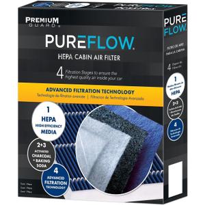 PureFlow HEPA Cabin Air Filter PC99822HX | Fits 2021-2025 Jeep Grand Cherokee L, 2022-2025 Grand Cherokee