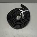 16.5FT Garage Door Bottom Seal Rubber 0.19'' P Bulb Bottom Garage Door Weather Stripping for Overhead Door, Weatherproof Strip Replacement Seal Fits 16.5FT Wide or Smaller Doors (Black)