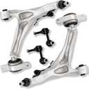 4PCS Front Lower Control Arm Suspension Kit Fit for Infiniti EX35 2008 2009 2010, G37 2009 2010 2011 2012 2013, EX37 2013, Replace OE# CMS301111 CMS301112