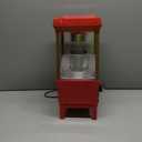 Nostalgia Vintage Hot-Air Popcorn Maker Machine - Makes Up to 12 Cups - Oil-Free - Healthier Popcorn - Classic Stand-Up Cart With Wheels - Includes Kernel Measuring Cup - Red