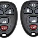 Key Fob Replacement for 06-10 Chevy Cobalt/ 04-12 Malibu/ 07-09 Pontiac G5/ 05-10 G6/ 05-08 Grand Prix/ 07-10 Saturn Aura Sky/ 05-09 Buick Lacrosse Car Keyless Remote, KOBGT04A, 5 Btn, 2Pcs