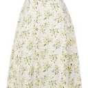 Women's Floral Corset Dress Formal Cocktail Dresses Going Out Casual Sundress Split Thigh Spaghetti Strap Vintage Dress L