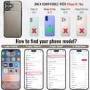 Vinich for iPhone 16 Plus Wallet Case with Card Holder, RFID Blocking Credit Slots Kickstand Shockproof Phone Cover Fit for iPhone 16 Plus 6.7" Gray