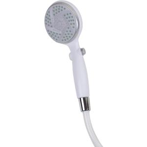 Carex Handheld Shower Head with Extra Long 84" Flexible Hose and Convenient Pause Function - Watersense Certified Handheld Shower Head with Hose with Oversized Spray Head - White