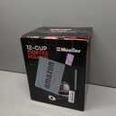 Mueller 12-Cup Drip Coffee Maker - Borosilicate Carafe, Auto-Off, Reusable Filter, Anti-Drip, Keep-Warm Function, Clear Water Level Window Coffee Machine, Kitchen Essentials & Accessories (Black)