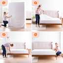 Linenspa Zippered Mattress Encasement Queen Size Waterproof Mattress Protector Quiet Cover & Complete protection Dorm Room Essentials, White