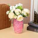 225PCS Pink Heart Shaped Marbles  Acrylic Heart Gems for Vase Fillers, Table Scatter, Home Dcor & Centerpieces, Perfect for Valentine's Day Decorations