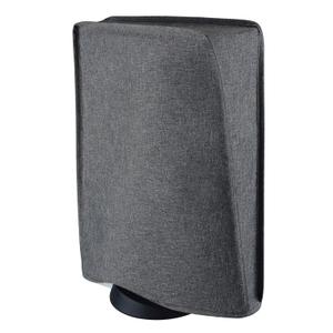 PlayVital Gray Nylon Dust Cover for PS5, Soft Neat Lining Dust Guard for PS5 Console, Anti Scratch Waterproof Cover Sleeve for ps5 Console Digital Edition & Disc Edition