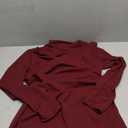 Milumia Women's Elegant Long Sleeve Mini Dress Ruched Mock Neck A Line Wedding Guest Dresses, L