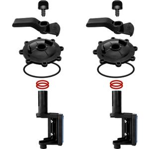 2-Port/3-Port Pool Valve Rebuild Kit Compatible with Jandy 2-way/3-way 4715, 4716, Valve and Gray Includes Handle 7433, Knob 4603, Valve Cover 4606, Diverter Valve 4720 (Pack of 2)