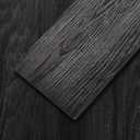 Peel and Stick Floor Tile, Luxury Vinyl Plank Flooring 36-Pack 54 Sq.ft, Real Wood Look Self-Adhesive Vinyl Floor Tiles, Easy DIY for Kitchen, Bedroom and Living Room, Black Grain