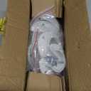 Design House Closet Rod Brackets, Fits Standard Closet Rods, Durable, White, 5-Pack Closet Rod Support Sockets, 2.75 in. Diameter x 0.88 in.W, 182717