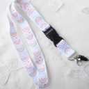 Teacher Badge Lanyard for Keys Neck Strap Keychain for Women Men Teacher Appreciation Thank You Gifts for Women Men Teacher Teachers Neck Strap for Phone Teacher Rainbow Lanyards for Id Badges