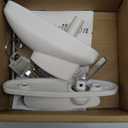 Gliding Patio Door Keyed Lock Assembly & Thumb Latch Compatible with Andersen Tribeca Style OEM Part #2573068, #2573078 & #2573609, 29/16" Hole Centers, NonHanded, White Diecast