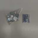 Blulu 8 Pack Sliding Closet Door Roller Kit Include Screws Wardrobe Door Rollers Hardware for Top Hung Bypass, 1/2 Inch and 7/8 Inch Offset